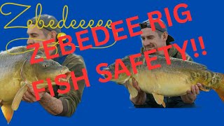 Zebedee Carp Fishing Rig  Rig safety with Zebedee  WOW [upl. by Eintruoc]