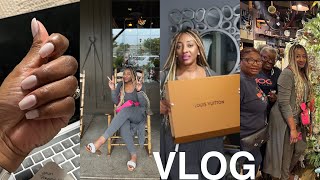 VLOG NEW FALL BAG  CHURCH OUTTING  CRACKER BARREL TARGET amp SEPHORA RUN  NEW NAIL COLOR [upl. by Gujral]