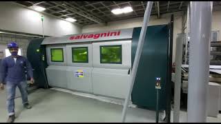 SALVAGNINI LASER MACHINE [upl. by Htevi]