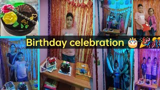 Birthday celebration 🎂🎉🥳 Yash ra birthday kenta Kari କରଲୁYash sambalpuri vlog birthday 🎂 vlog [upl. by Ydnec]