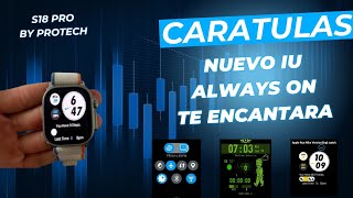 El mejor Smartwatch Ultra 11 Carátulas Temas y estilo S18 Pro Actualización S9 Lo mejor😍 [upl. by Otrebire]