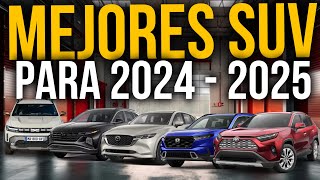 ✅ TOP 13 MEJORES SUV s PARA COMPRAR EN 2024  2025  MUY CONFIABLES [upl. by Keen]