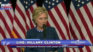 FULL Hillary Clinton Press Conference on Email Investigation [upl. by Theodoric]