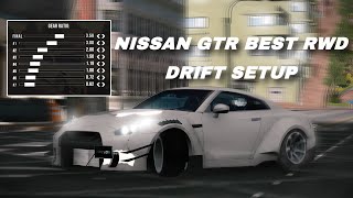 NISSAN GTR R35 Best RWD Drift Setup  Car Parking Multiplayer [upl. by Folsom]