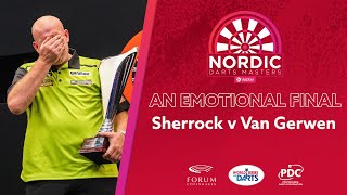 AN EMOTIONAL FINAL  Fallon Sherrock v Michael van Gerwen  2021 Viaplay Nordic Darts Masters [upl. by Nibas]