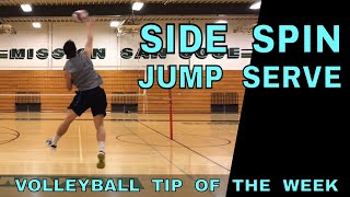 Side Spin Jump Serve  Volleyball Tip Of The Week 11 [upl. by Dorahs858]