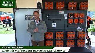 STIHL FRANCE  ARMOIRE A CHARGEURS ASECOS FRANCELAURENT MAUVOISIN EXPERT SECURITE BATTERIES LITHIUM [upl. by Eyanaj378]