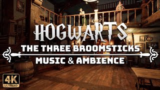 Relaxing Day at The Three Broomsticks  4K Harry Potter Music amp Ambience [upl. by Anaahs]