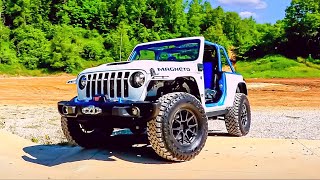 2022 Jeep Magneto  Electric SUV Off road [upl. by Ecnirp]