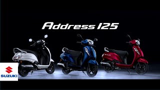 Color Lineup  2024 Address 125  Suzuki [upl. by Netaf505]