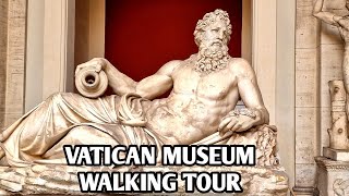 Vatican museum walking tour4k UHD 60fps [upl. by Nnaeilsel]