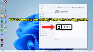 FIXED quotDocuments are waitingquot error when using printer [upl. by Ailaroc]