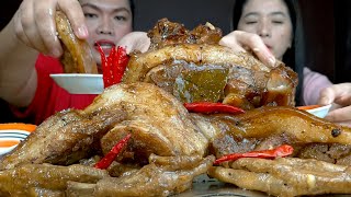 SPICY KILLER ADOBO MUKBANG  TABA NG BABOY  MUKBANG PHILIPPINES [upl. by Swec]