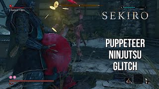 Sekiro  Puppeteer Ninjutsu glitch 2 [upl. by Hinson]