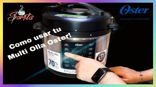 Como usar tu Multi Olla de presión eléctrica Oster [upl. by Rosinski]