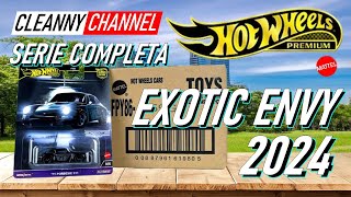 HOT WHEELS SERIE COMPLETA EXOTIC ENVY PTBR Cleanny channel 1551 [upl. by Htrowslle]