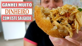 COXINHA COM MASSA DE BATATA COMO FAZER  RECEITAS DA ROSA [upl. by Eletnahc849]