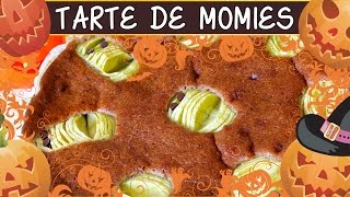 Recette de la tarte de momies aux pommes Halloween [upl. by Jews]