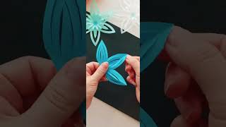 Three knives cut out beautiful threedimensional snowflakes simple and beautiful handmade DIY [upl. by Theda]