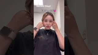 How to deal with Double Chin with MediAnswer Collagen Liftup Band [upl. by Ahseyt]