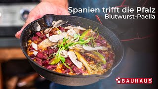 Spanien trifft die Pfalz  BlutwurstPaella  Kochkunst Osieka [upl. by Libre]