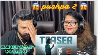 Reaction video  Pushpa 2 The Rule Teaser  Allu Arjun  Sukumar  Rashmika Mandanna  2024 [upl. by Aiblis537]