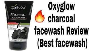 Oxyglow charcoal facewash 7 in 1 Review in hindi best facewash for clean and Glowing skin [upl. by Nospmoht]