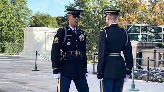 Changing of the Guard  Tomb of the Unknown Soldier 1122024 [upl. by Mycah129]