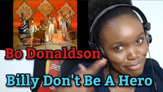 African Girl First Time Reaction to Bo Donaldson  Billy Dont Be A Hero [upl. by Irmgard607]