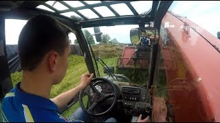 Buckraking  Silage 2018  Manitou 627  GoPro HD [upl. by Tecu]