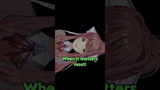 Dokis Obstacle to Greatness🛑DDLC Voiced Animation ddlc shorts [upl. by Yendirb]