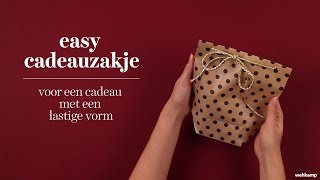 Wehkamp  How to easy cadeauzakje [upl. by Scrogan]