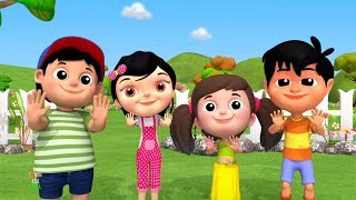 Bam Chiki Bam Bam  Hindi Nursery Rhymes  बम चिकी बम बम  Balgeet Hindi  iWiz Kids India [upl. by Aerdnat]