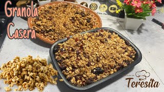 Preparemos Granola Casera Teresita 👩‍🍳😋 antojos receta [upl. by Ilsel348]