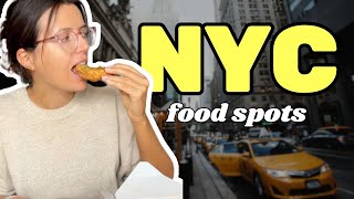 Best New York City Food Spots Thats Not Pizza or Bagels [upl. by Neelie]