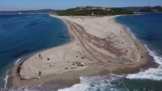 Possidi Beach Kassandra una dintre cele mai frumoase atractii ale acestui brat din Halkidiki [upl. by Harwill]