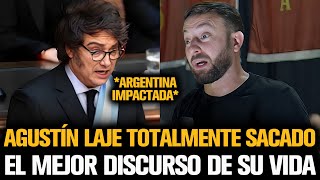 AGUSTÍN LAJE DIÓ EL MEJOR DISCURSO DE SU VIDA ANTE MILEI [upl. by Alih]