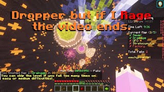 Hypixel Dropper But if I Rage The Video Ends [upl. by Munn515]