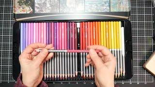 New Budget Colored Pencil Review Cezanne 120 Set [upl. by Ribaudo569]