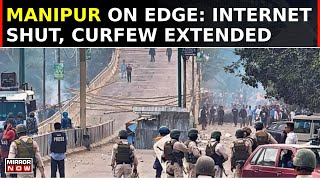 Manipur  GUV Lakshman Prasad Acharya Fled For Guwahati  Curfew Extended  Net Shut  Top News [upl. by Kolodgie]