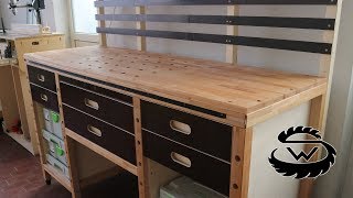 Werkbank Selber Bauen  Building a Workbench [upl. by Manvell691]