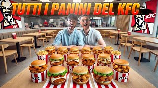 PROVIAMO TUTTI I PANINI ESISTENTI DEL MENÙ DEL KFC  ODDIO NON AVEVO MAI MANGIATO NULLA DI TUTTO CIÒ [upl. by Salas]