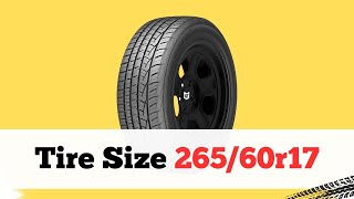 Tire Size 26560r17 in inches [upl. by Petigny]