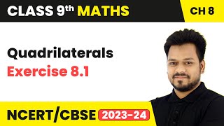 Quadrilaterals  Exercise 81  Class 9 Maths Chapter 8  CBSE [upl. by Mitinger]