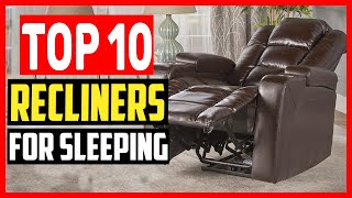 ✅Top 10 Best Recliners for Sleeping of 2024 [upl. by Omura]