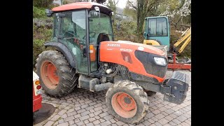 ASTA TRATTORE AGRICOLO KUBOTA M5091  RIMORCHIO [upl. by Virgy202]