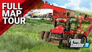 FS22 Meadowlands Wisconsin  Official Full Map Tour [upl. by Jangro370]