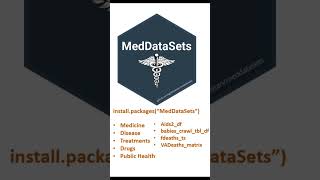 📦 MedDataSets Your Medical Data Resource in R 💉  MedDataSets for Healthcare Professionals in R 📊 [upl. by Ailatan]