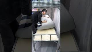 Plush and thick mattress breathable moistureproof soft and comfortable single dormitory [upl. by Notgnillew]