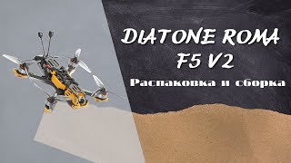 Diatone Roma F5 V2 Распаковка и сборка [upl. by Harsho413]